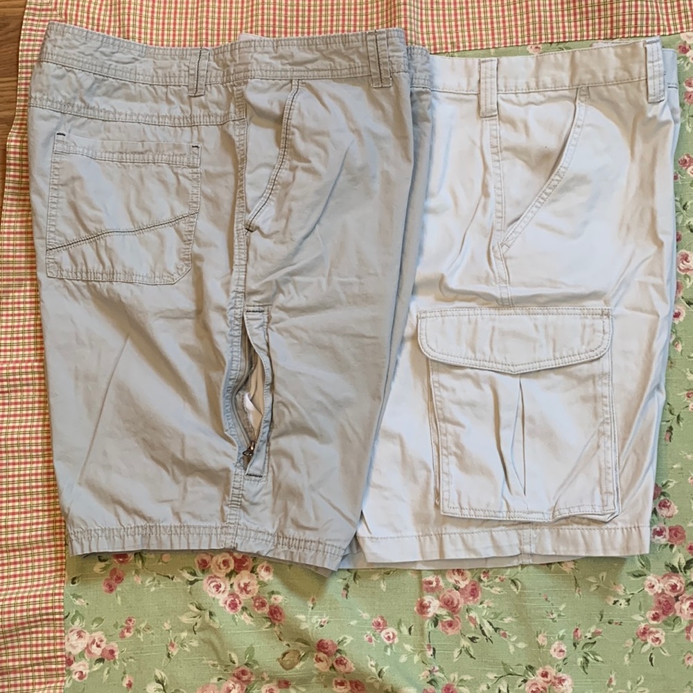 3/$15  Two pairs of light colored shorts